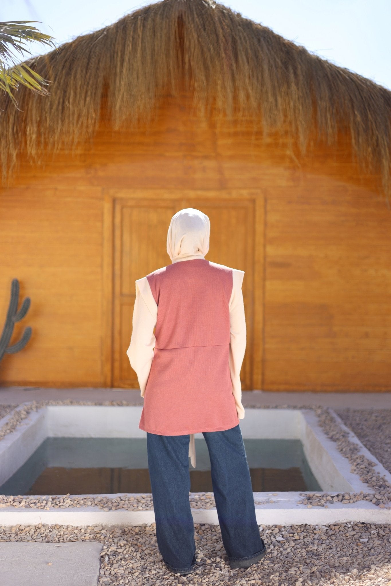 Rosewood Wrap Vest – KIMONAT
