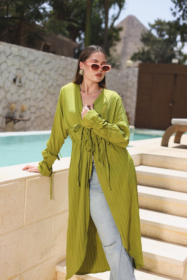 Twist Charm – Olive Pop | LONG - KIMONAT