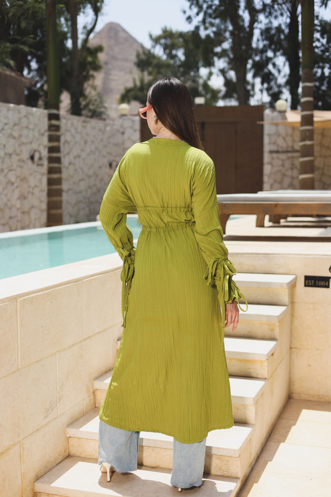 Twist Charm – Olive Pop | LONG - KIMONAT