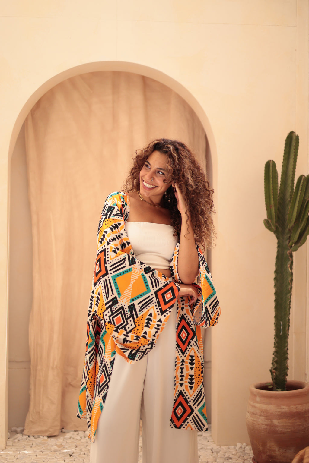 Ivory Earth Kimono