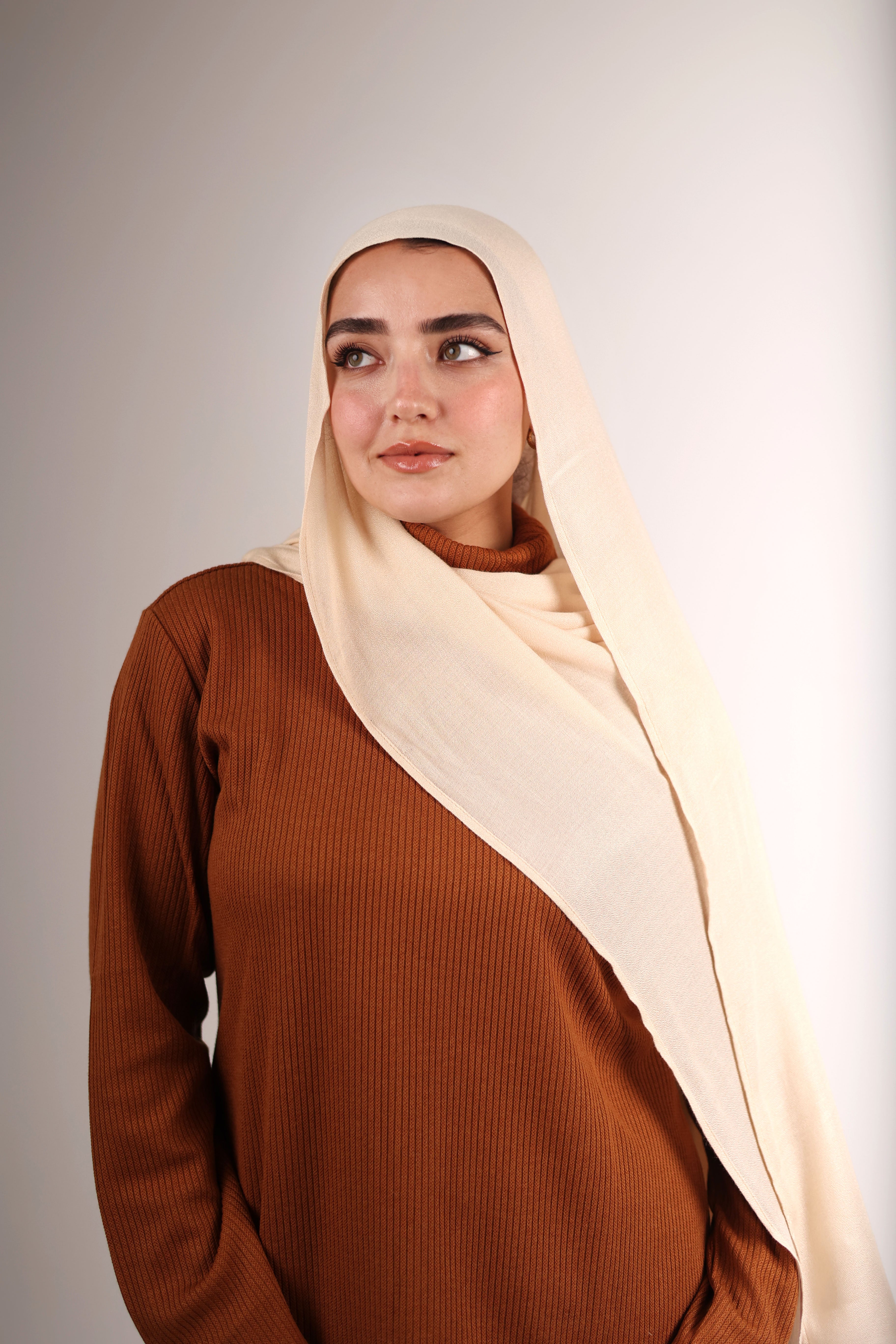 Neutral Chic Beige Scarf