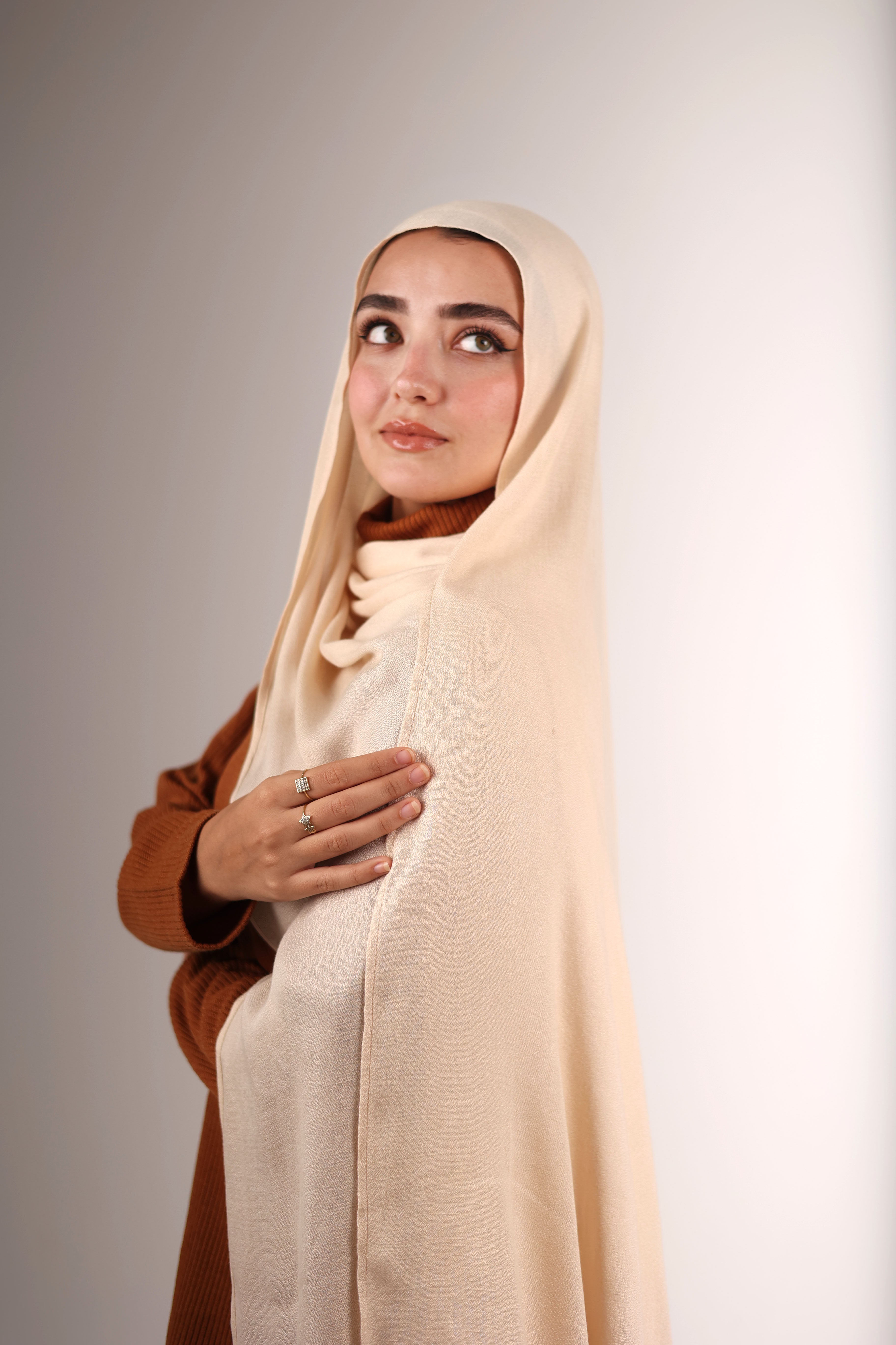 Neutral Chic Beige Scarf