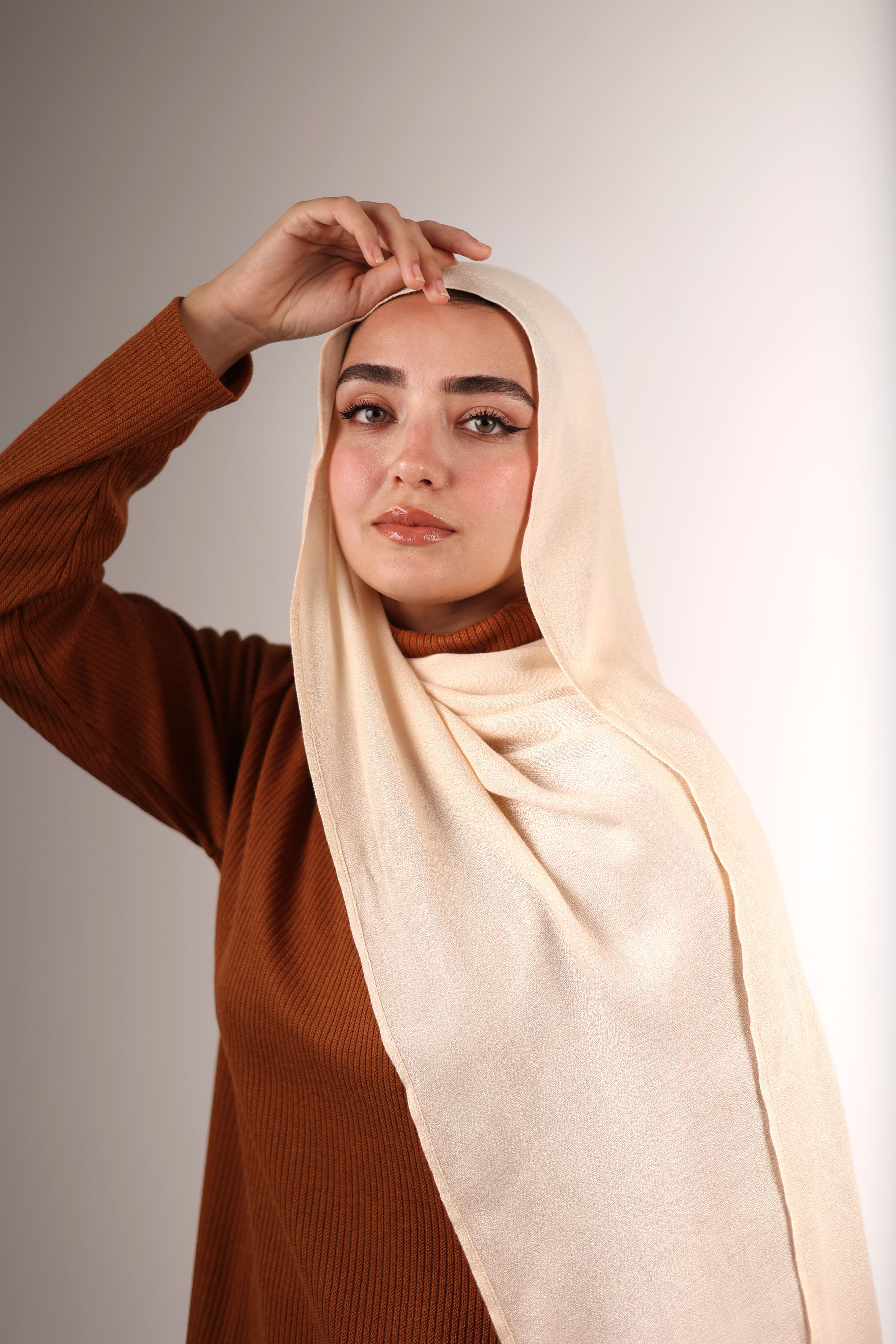 Neutral Chic Beige Scarf