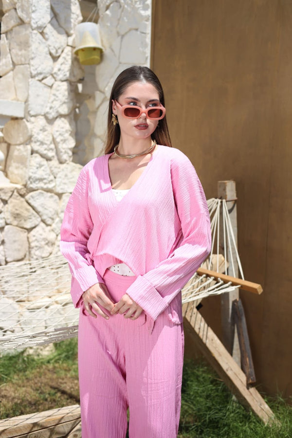 Side Whisper – Blush SET - KIMONAT
