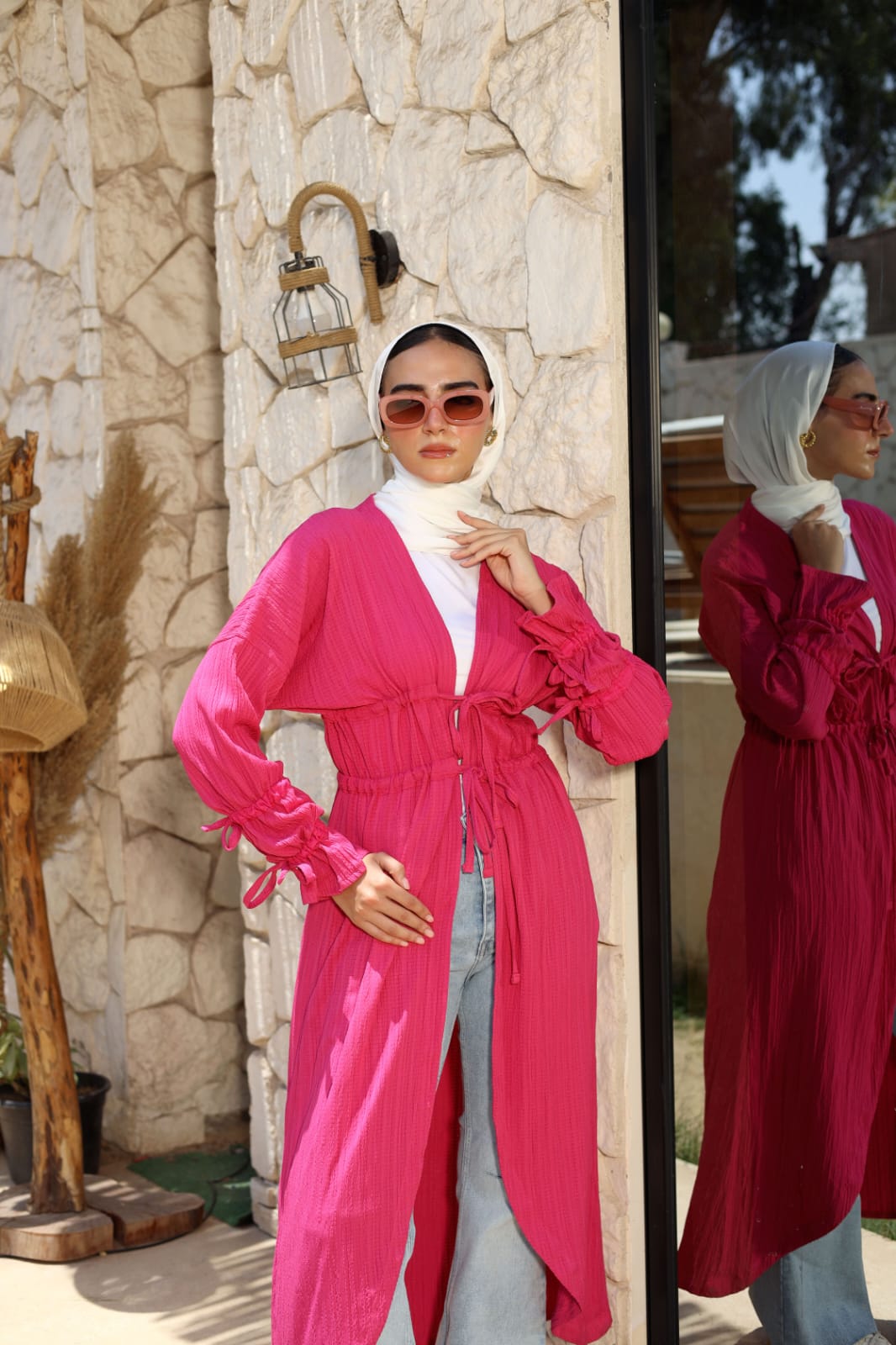 Twist Charm – Hot Bloom | LONG - KIMONAT